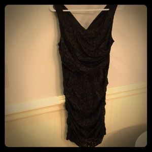 Express Black Lace Dress